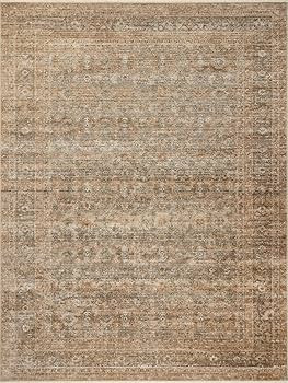 Loloi Amber Lewis Molly Collection MOL-06 Gold/Blue 2'-3" x 3'-10" Low Pile Accent Rug | Amazon (US)