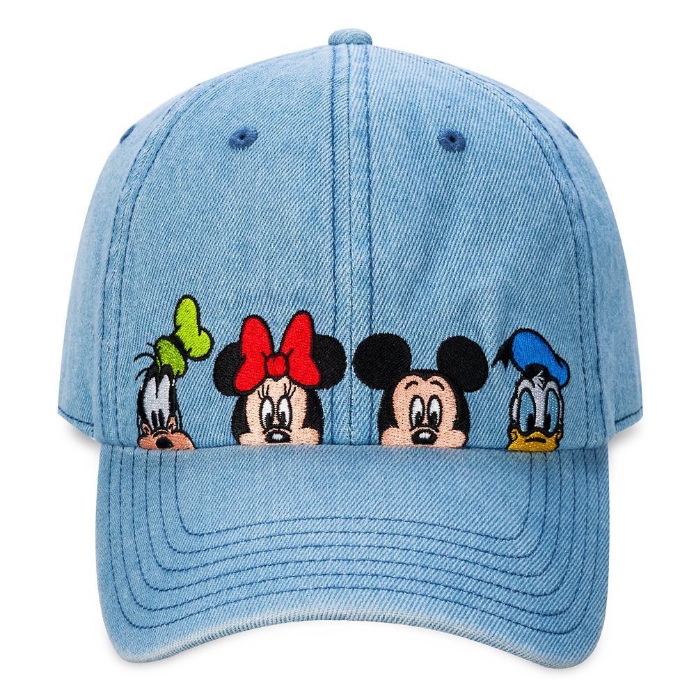 Mickey Mouse and Friends Denim Baseball Cap for Adults – Walt Disney World | Disney Store