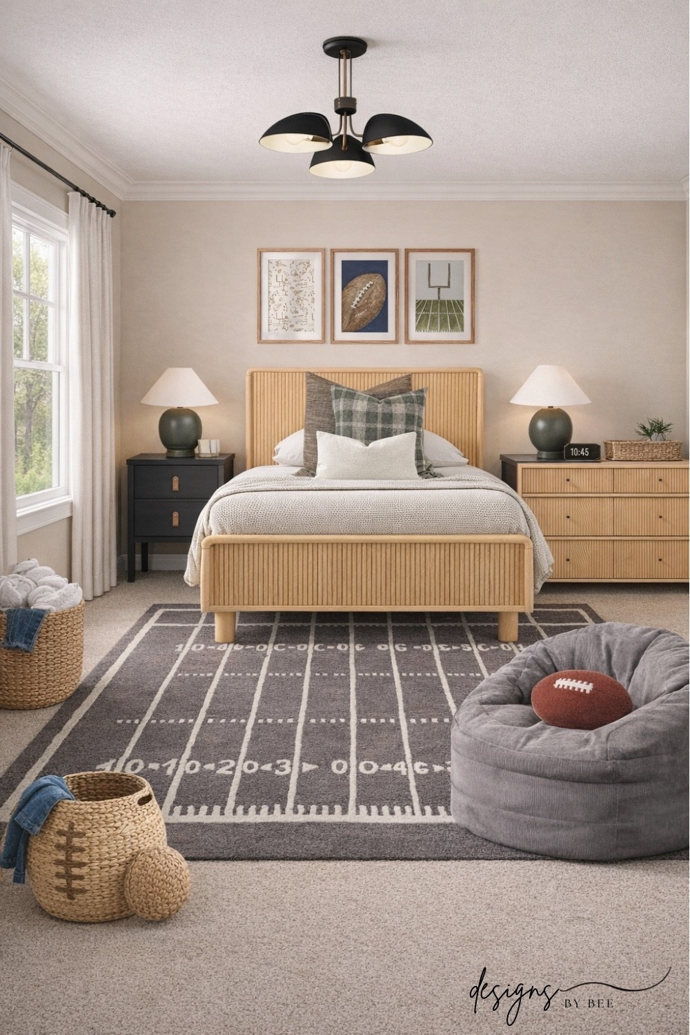 Boys bedroom decor, teen boys room decor mood board, teen boys bedroom inspiration, home decor, boys room design, football bedroom #boysroom 

 #LTKHome #LTKKids