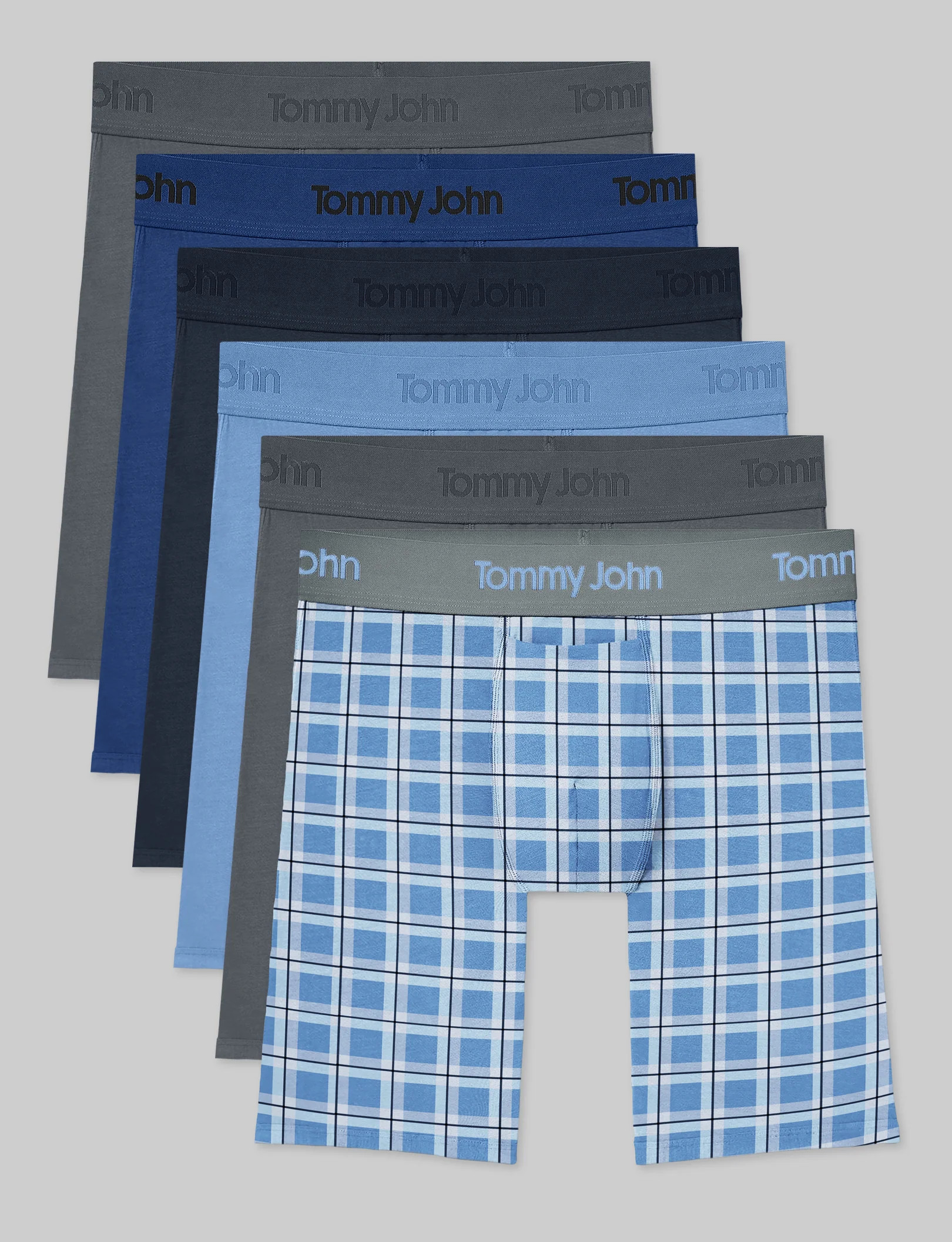 Second Skin Boxer Brief 8" (6-Pack) | Tommy John