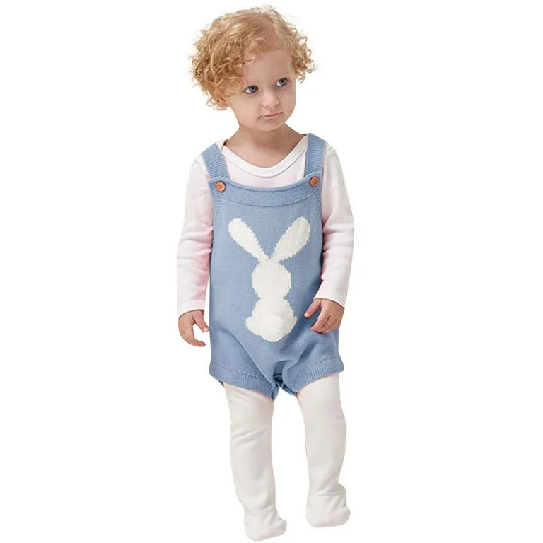 UFOUND Toddler Boys Girls Knit Sweater Cute Cartoon Bunny Easter Fart Jacket Child Clothes Trendy... | Walmart (US)