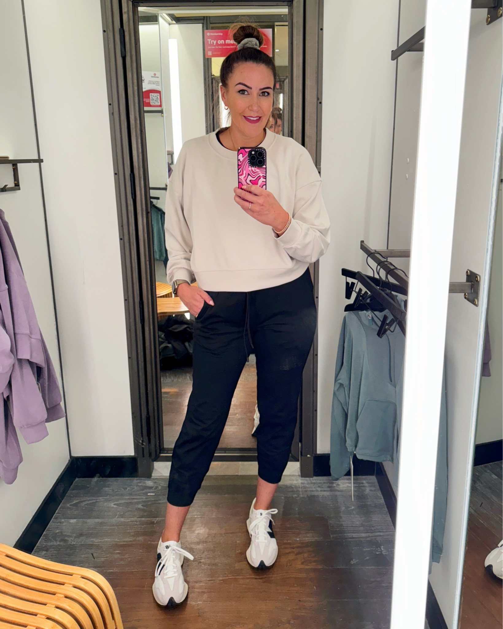 The perfect outfit for travel - cozy + still cute! I sized up one size in the joggers + the top. One option for travel to LTKCon + would make the perfect outfit to gift this holiday season ✨

These lifestyle shoes are the cutest + most comfortable! Can’t wait to rock them at LTK Con + beyond!

#LTKCon #LTKHoliday #LTKtravel