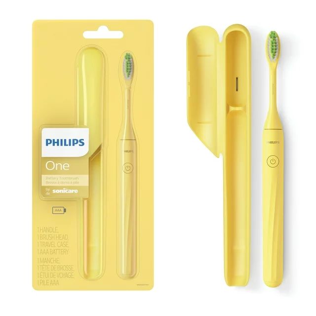 Philips One By Sonicare Battery Toothbrush, Mango, HY1100/02 - Walmart.com | Walmart (US)