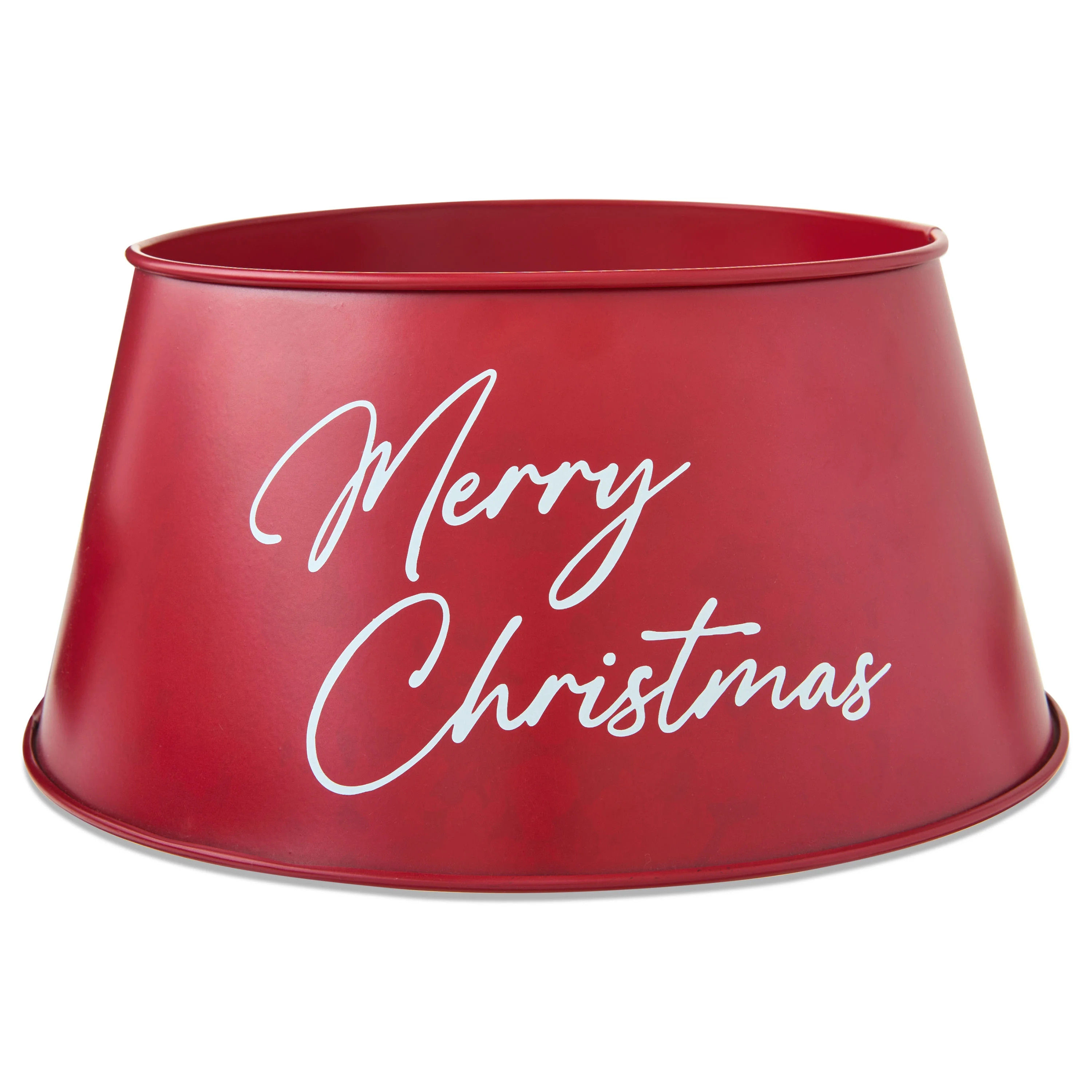 Red Metal Mini Christmas Tree Collar, 9", by Holiday Time | Walmart (US)