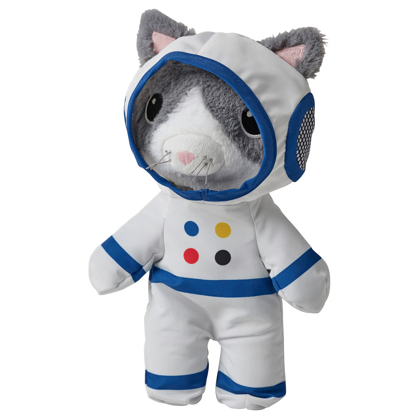 AFTONSPARV Soft toy with astronaut suit, cat, 11 " | IKEA US