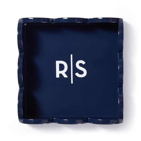 Scalloped Lacquer Mini Tray | Mark and Graham