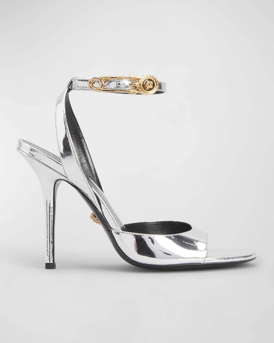 Safety Pin High-Heel Sandals | Neiman Marcus