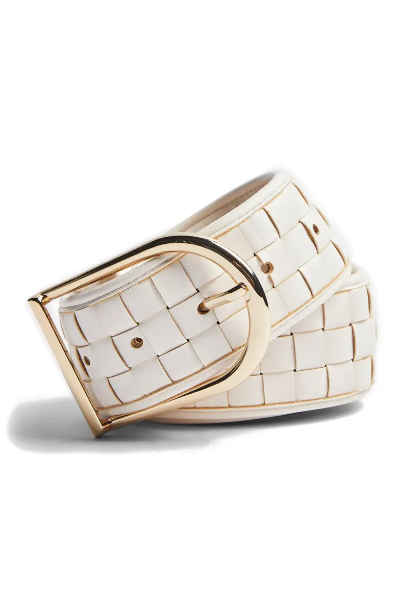 Topshop Woven Faux Leather Belt | Nordstrom | Nordstrom