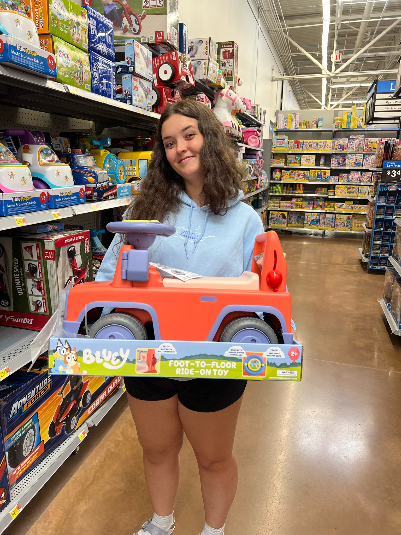 For the bluey lovers the new bluey ride on toy car! It’s so cute 🥰 the push ride on us $37 and the power ride on is $87 

#LTKkids #LTKbaby #LTKHoliday