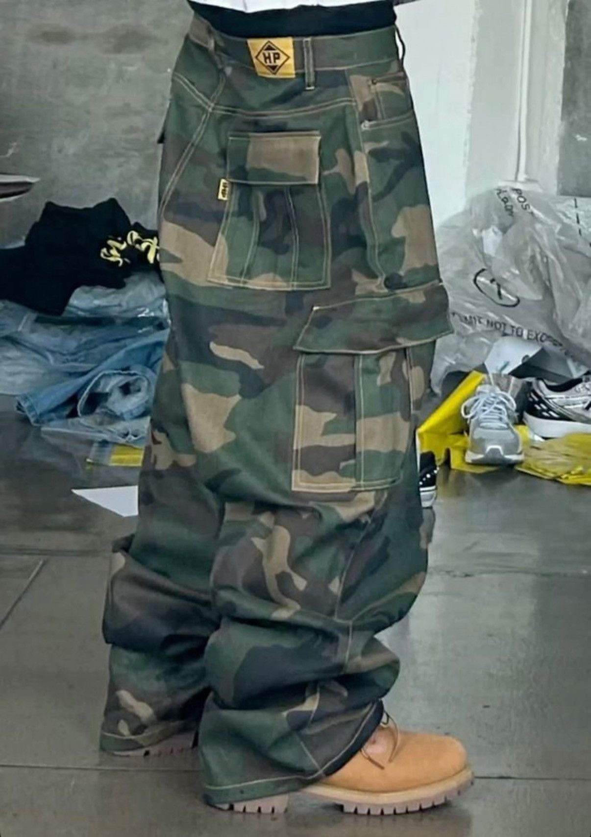 IHP IM HAPPY PROMISE CAMO CARGOS | Grailed