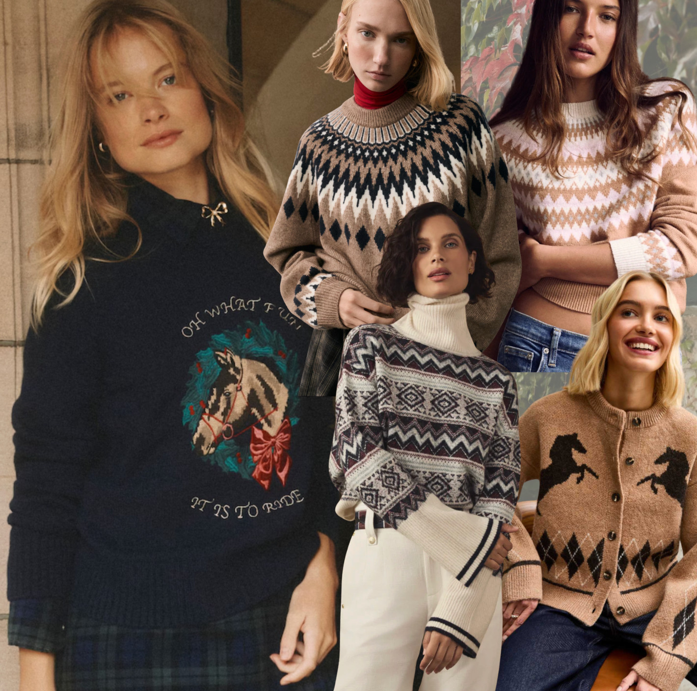 Festive and seasonal jumpers from the high-street 🫶🏻 Autumn wardrobe, knitwear, everyday wardrobe staples. Fairisle knit jumpers 🤎 

 #LTKautumn #LTKeurope #LTKstyletip