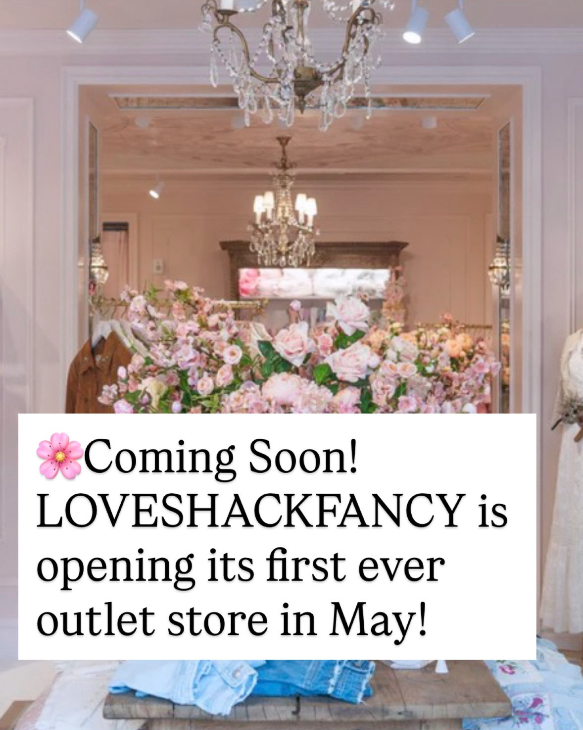 🛍️ If you’re a LOVESHACKFANCY fan, get ready! The first ever outlet will open in May in Woodbury Common in Central Valley, NY!

Save this post! Once full details including the opening date and address are released, I’ll share that info here!

In the meantime, attached is the link to current sale items from this brand that you can shop online!

And, thank you to @metromakeupmaven for this heads up on this!❤️

✨Follow for Designer Finds for less!

#luxuryfashion 
#highendfashion 
#designerdeals 
#luxuryshopping 
#fashioninvesting

#LTKSeasonal #LTKmorningroutine #LTKgrwm
