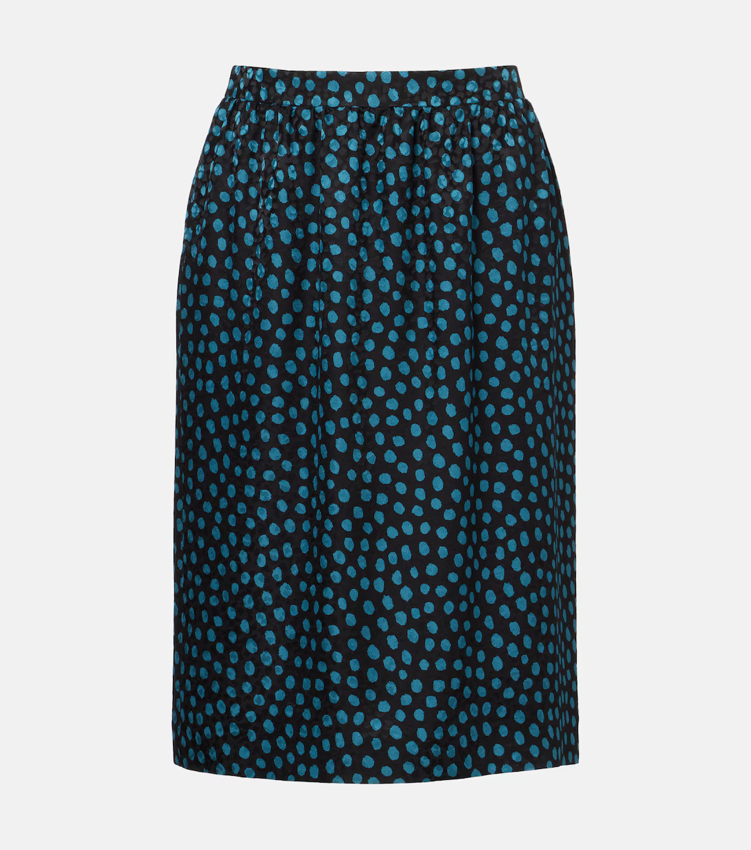 Polka-dot silk jacquard midi skirt | Mytheresa (US/CA)