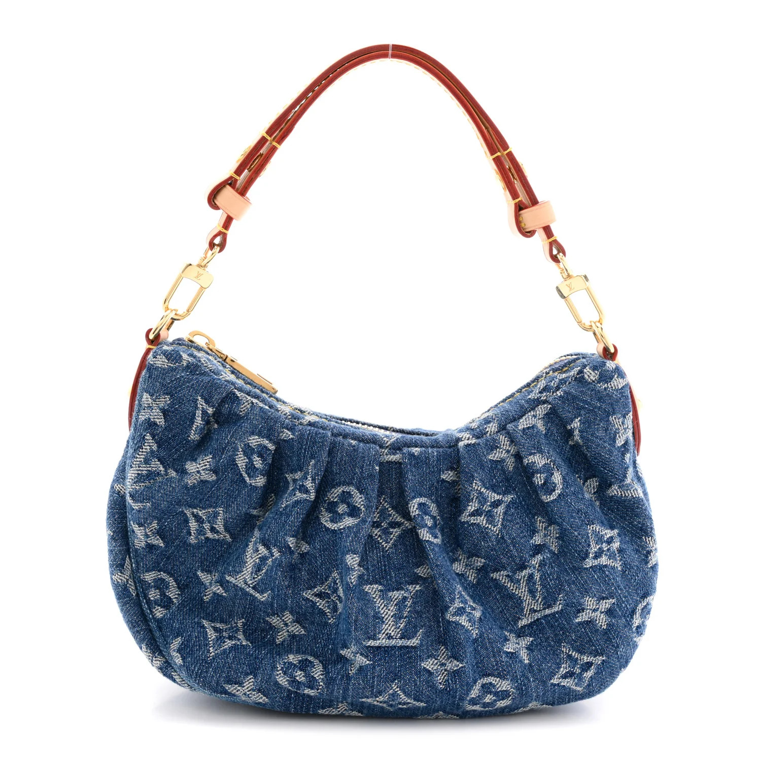 Louis Vuitton Monogram Denim Pochette Valley Blue 1877422 | FASHIONPHILE (US)