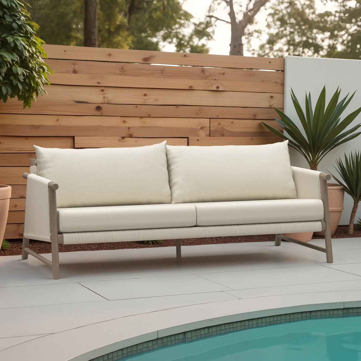 Wayfair clearout sale is too good right now — up to 60% off and I’m officially in my patio refresh era 🤍 This modern outdoor sofa is such a chic piece for creating a cozy backyard lounge moment. Perfect for morning coffee, sunset chats, or hosting friends all summer.#wayfair #wayfairsale #wayfairclearout #wayfairfinds #patiofurniture #patiosofa #outdoorsofa #modernpatio #patiorefresh #backyarddecor #backyardpatio #outdoorliving #cozyoutdoor #springpatio #summerpatio #backyardinspo #outdoorstyle #ltkhome #ltkstyle #ltkfinds #patioinspo #backyardgoals

#LTKHome #LTKSaleAlert #LTKSeasonal