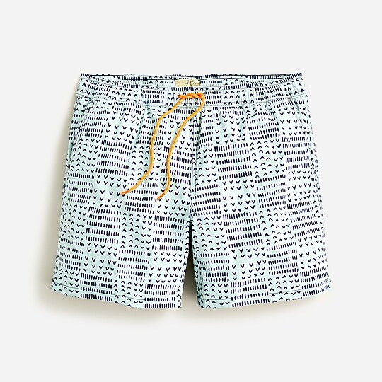 6" stretch swim trunk in print | J. Crew US