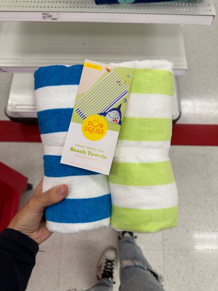 The best towels for the kids! Fold up small in pool bag and 2 for $10! 



#targetfind #targetstyle #beach #poolbag #beachtowel #boymom #toddlermom 

#LTKfamily #LTKkids #LTKSeasonal