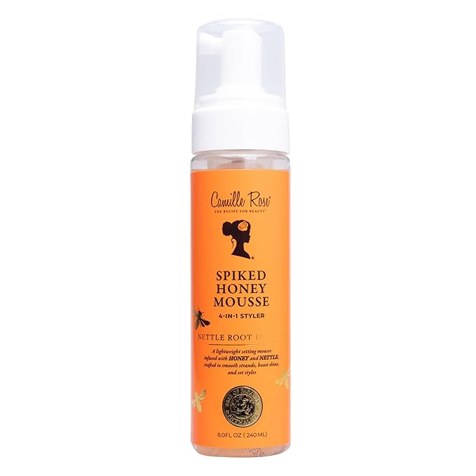 Camille Rose Spiked Honey Mousse, 4-in-1 Hair Styler with Nettle Root, to Nourish and Hydrate Str... | Amazon (US)
