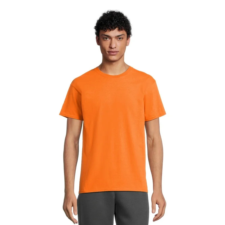 Athletic Works Men's and Big Men's Cotton Active Tee, Sizes XS-5XL and Tall Sizes | Walmart (US)
