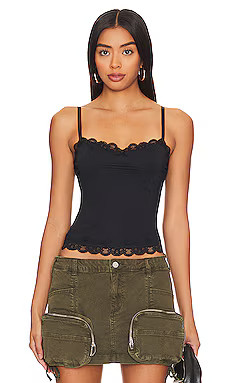 LIONESS Top Model Cami in Onyx from Revolve.com | Revolve Clothing (Global)