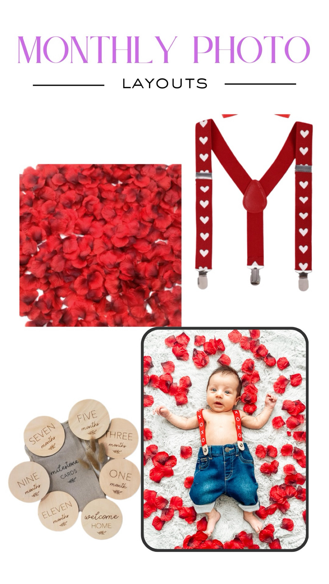 Milestone photos, baby photos, milestone cards, baby photos, valentines day baby photos, valentines day,

#LTKBaby #LTKFindsUnder50 #LTKBump