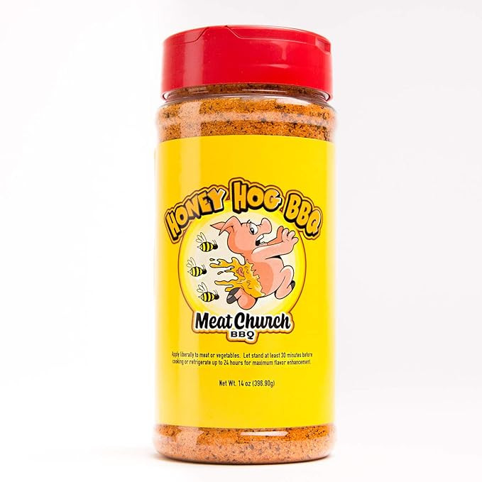 Meat Church Honey Hog BBQ Rub and Seasoning for Meat and Vegetables, Gluten Free, 14 Ounces | Amazon (US)