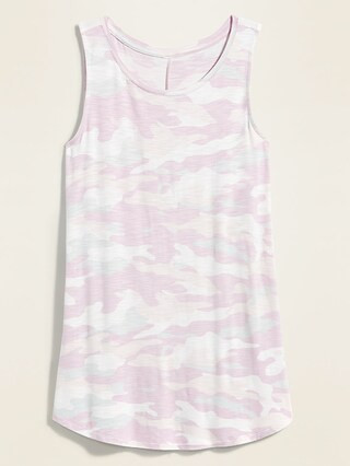 Luxe Printed High-Neck Tank Top for Women | Old Navy (US)