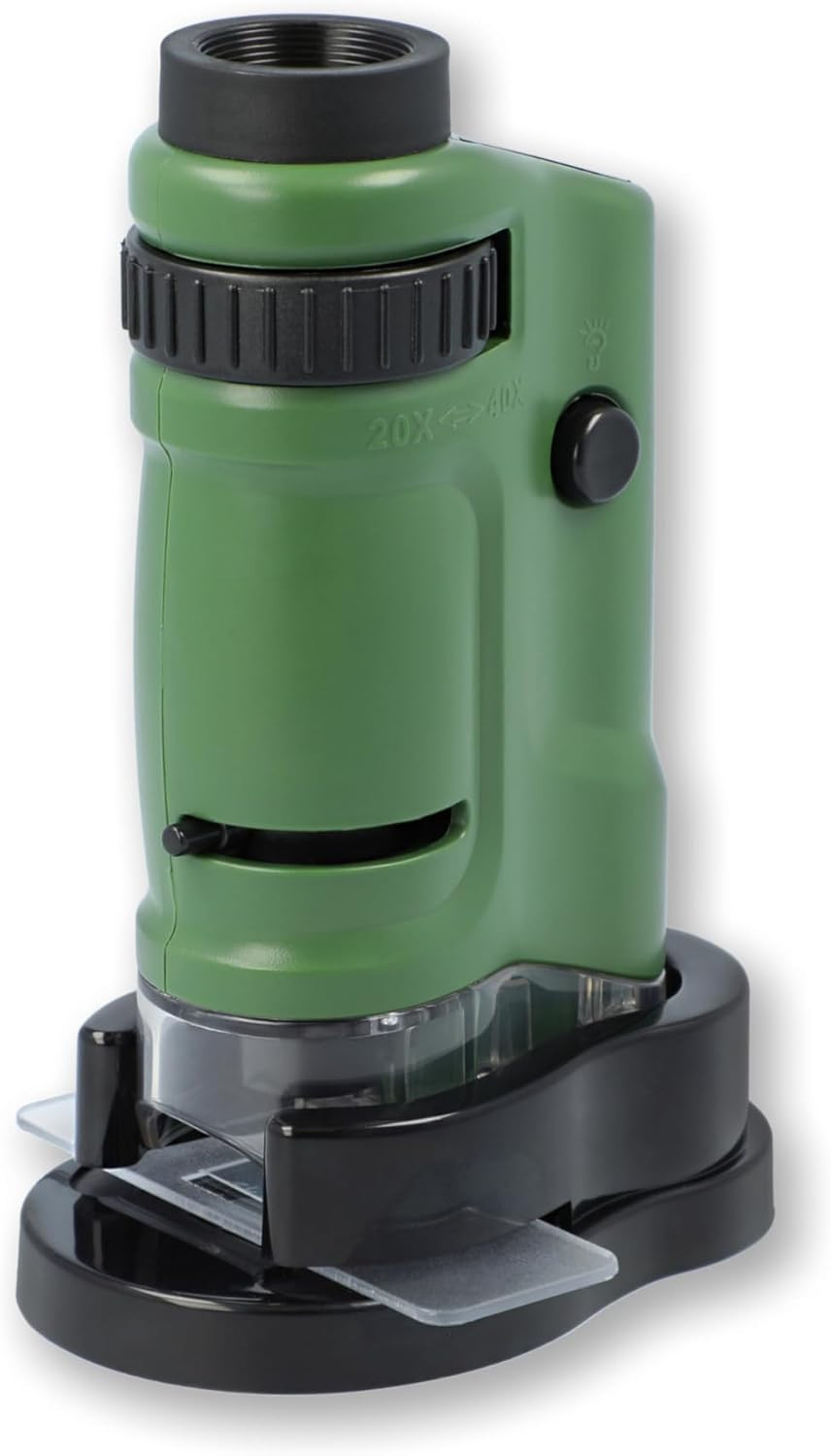 Carson MicroBrite 20x-40x Zoom LED Lighted Kids Pocket Microscope (MM-24) | Amazon (US)