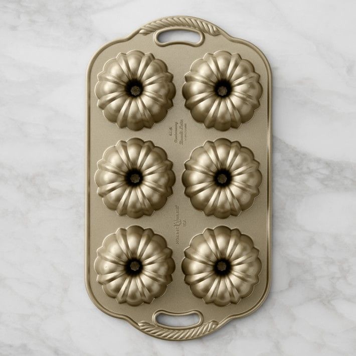 Nordic Ware Cast Aluminum Nonstick Mini Anniversary Bundt® Cake Pan | Williams-Sonoma