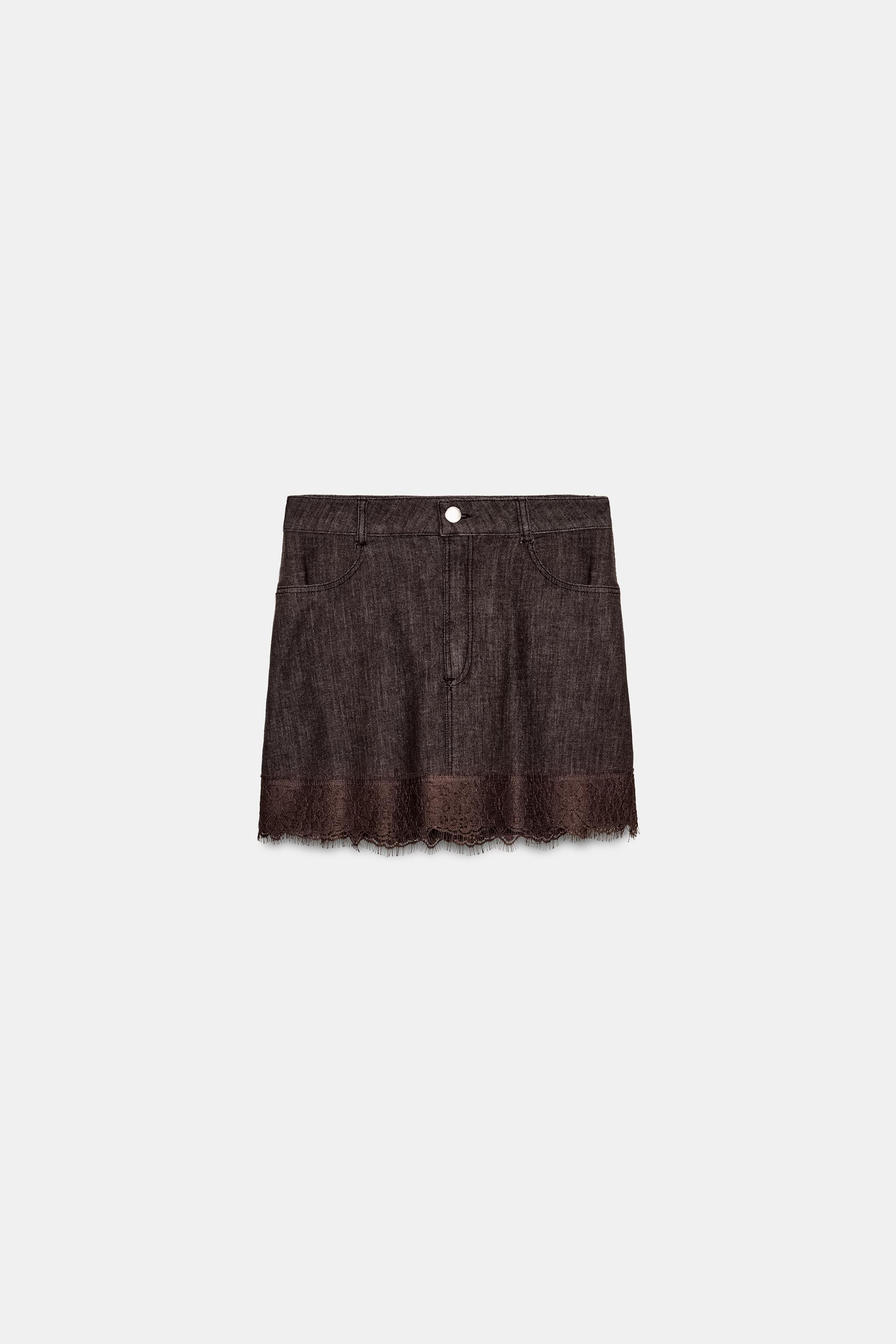 LACE COMBINATION SKORT | Zara US