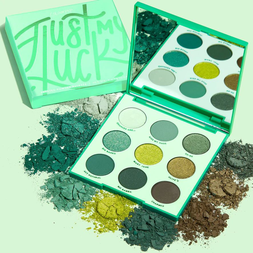 Just My Luck Green Eyeshadow Palette | Colourpop