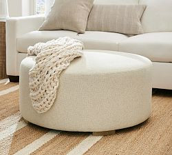Universal Round Ottoman | Pottery Barn (US)