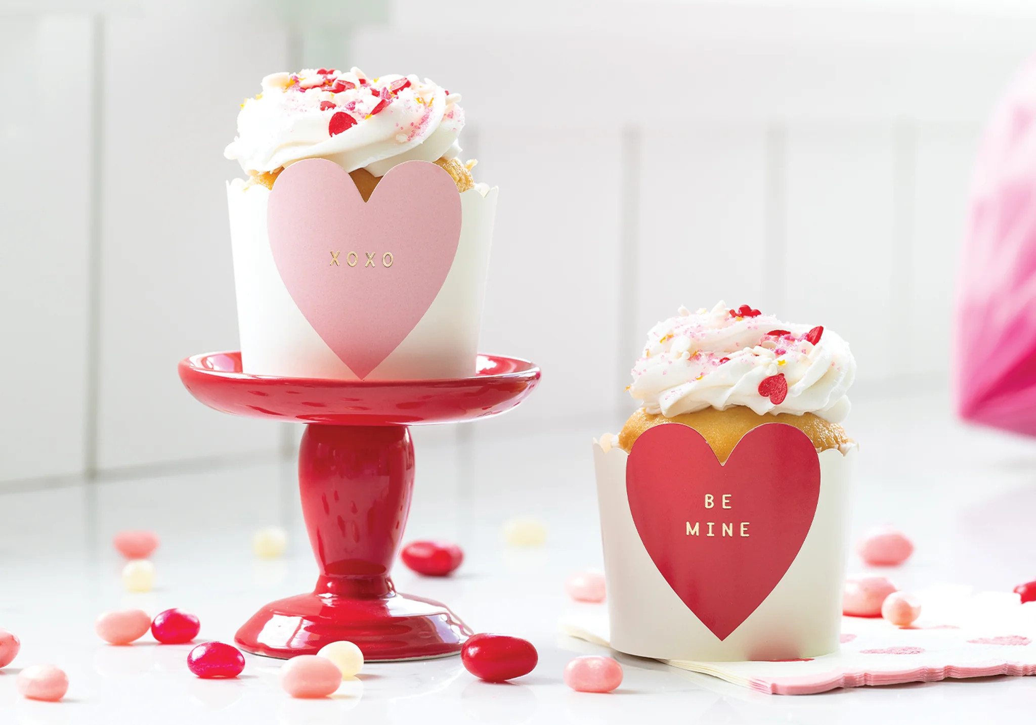 Gold Foil Heart Shaped 5 oz Baking Cups (50 ct) | My Mind's Eye