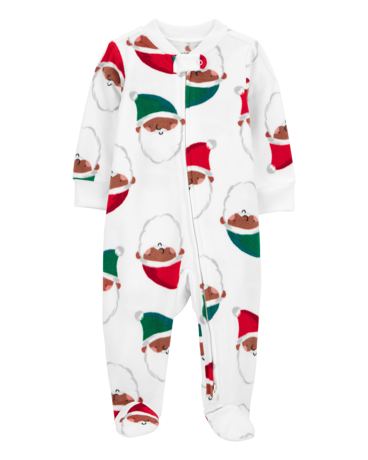 Baby Santa Zip-Up Fleece Sleep & Play Pajamas | Carter's Inc