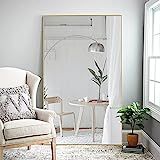PexFix Full Length Mirror Gold, Wall-Mounted Oversized Mirror for Bedroom and Bathroom, Living Room, | Amazon (US)