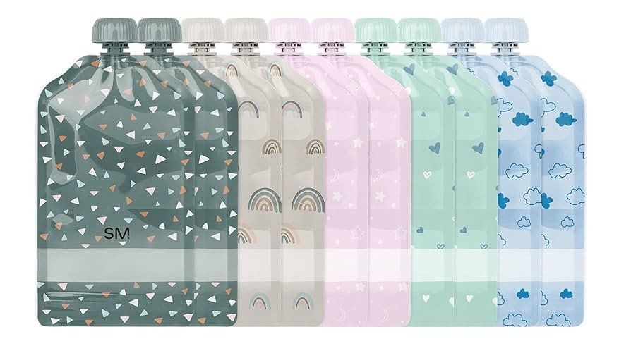 Simple Modern Reusable Baby Food Pouches for Toddlers | BPA Free Plastic, Food Safe, Freezer Safe... | Amazon (US)