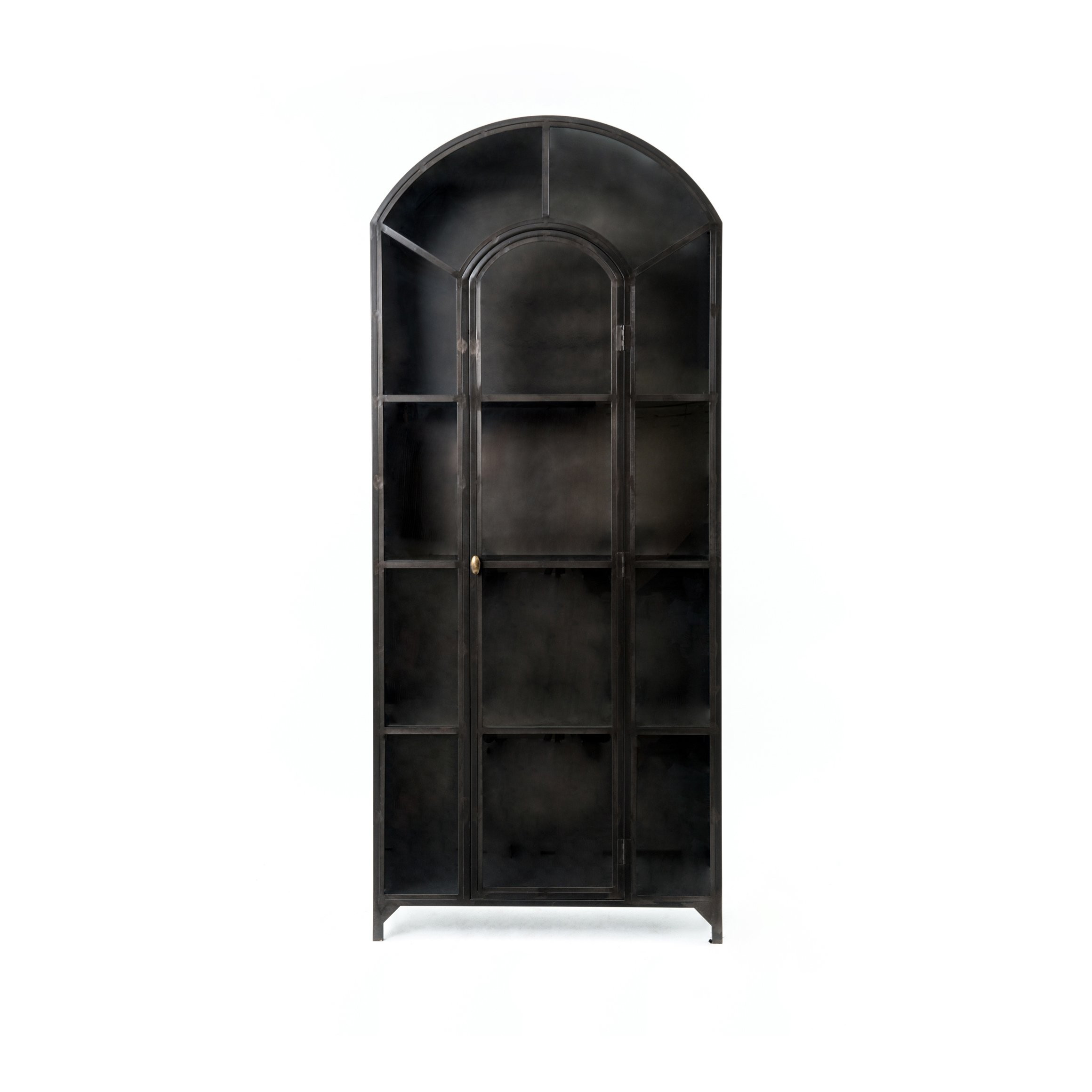 Belmont Metal Cabinet in Black | Burke Decor