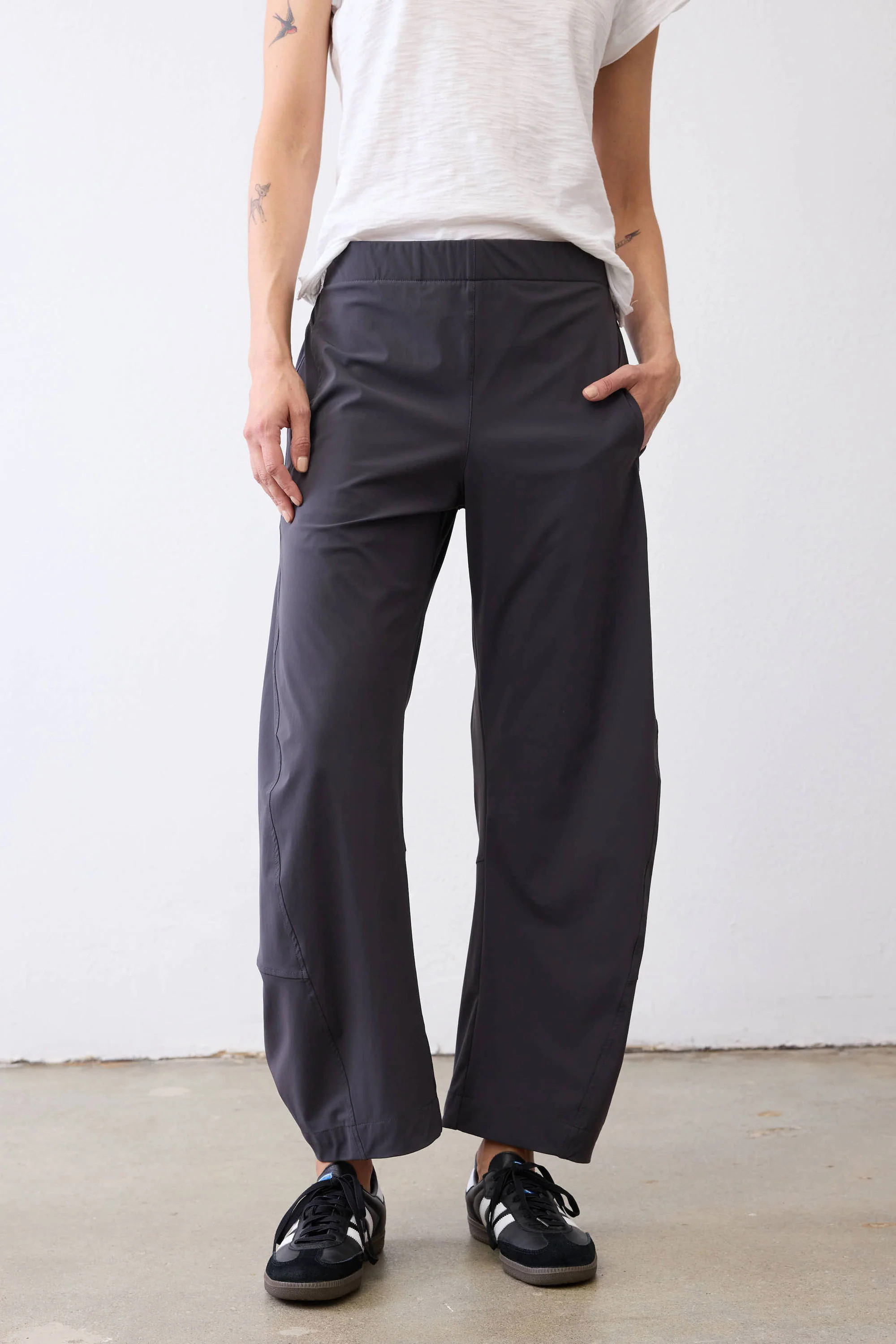 On The Loose Graphite Pants | Gray Work Pants - Ruti | Ruti
