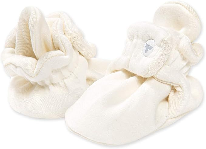 Burt's Bees Baby Unisex Baby Booties, Organic Cotton Adjustable Infant Shoes | Amazon (US)