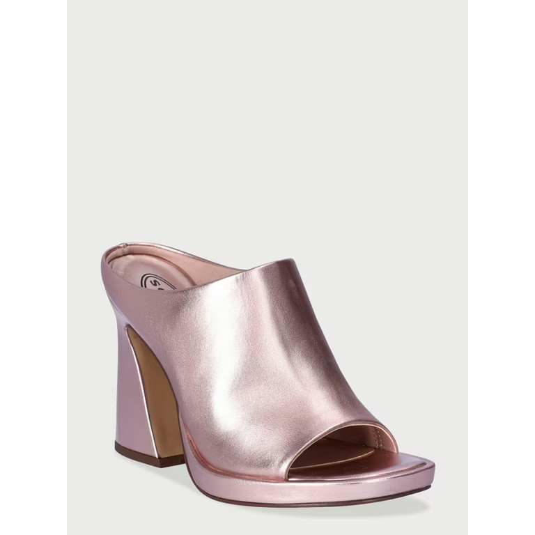 Scoop Women's Flared Heel Mule Sandals | Walmart (US)