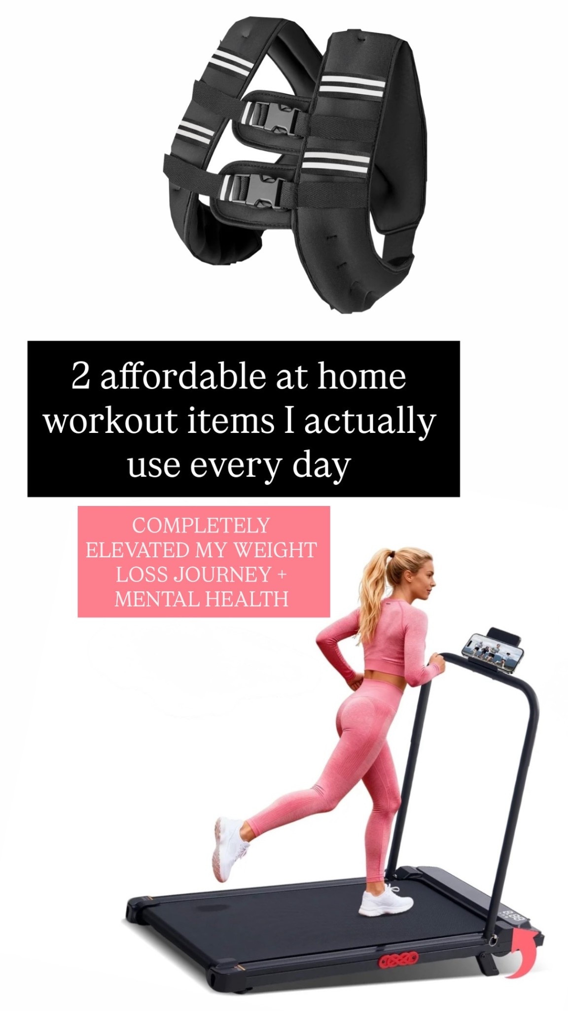 I cannot stress enough, how much of a game changer this walking pad has been since I got it!!
Not only has it elevated my weight loss journey, but it’s helped my mental health as well.. I actually really enjoy my little alone time🤭
I put on my weighted vest, set this up (so quickly) either in front of my favorite TV show or I set my iPad up and get some work done! 
You don’t even realize you’re working out when you’re also watching bravo TV😅🙌🏼

#LTKFindsUnder100 #LTKselfcare  #HomeWorkouts 

#LTKfitnessgoals #LTKActive #LTKSaleAlert