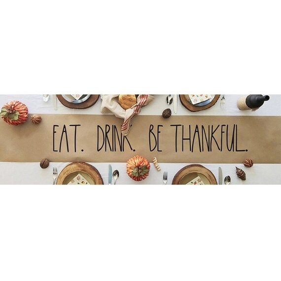 Eat Drink Be Thankful  Rae Dunn Inspired  12 | Etsy | Etsy (US)