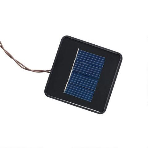 Clear Glass Solar LED 30 Bulb String Lights | World Market