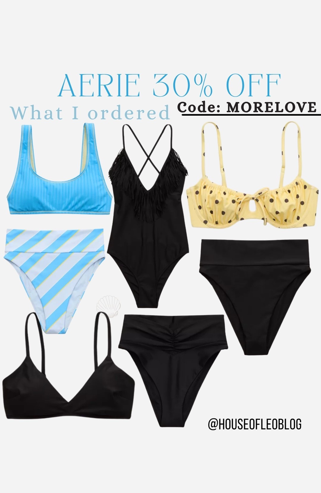 Code: MORELOVE thru 4/20. Aerie swim, swimwear, bikinis, bathing suits.

#LTKxAerie #LTKSaleAlert #LTKSwim