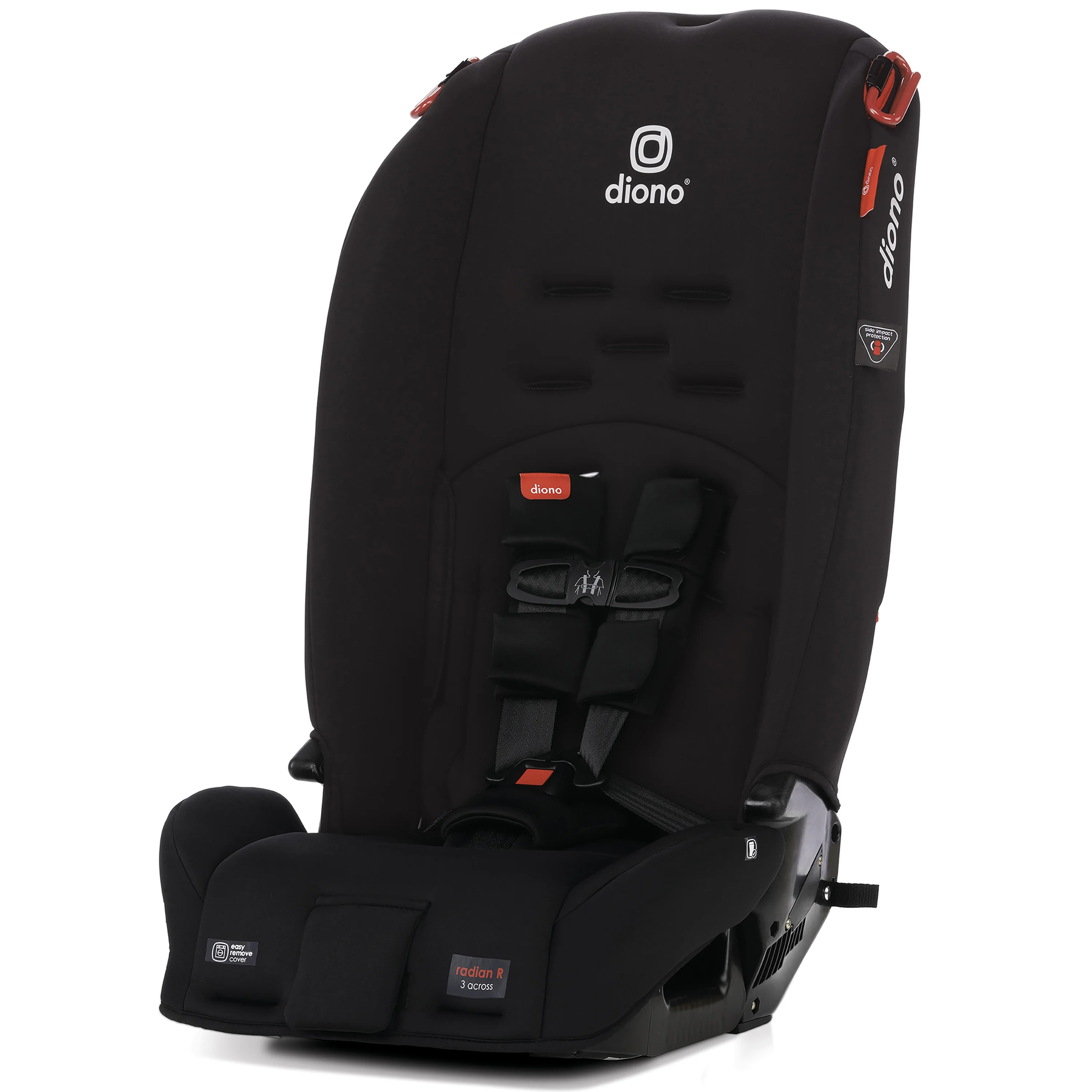 Diono Radian 3R All-in-One Convertible Car Seat, Slim Fit 3 Across, Black Jet - Walmart.com | Walmart (US)