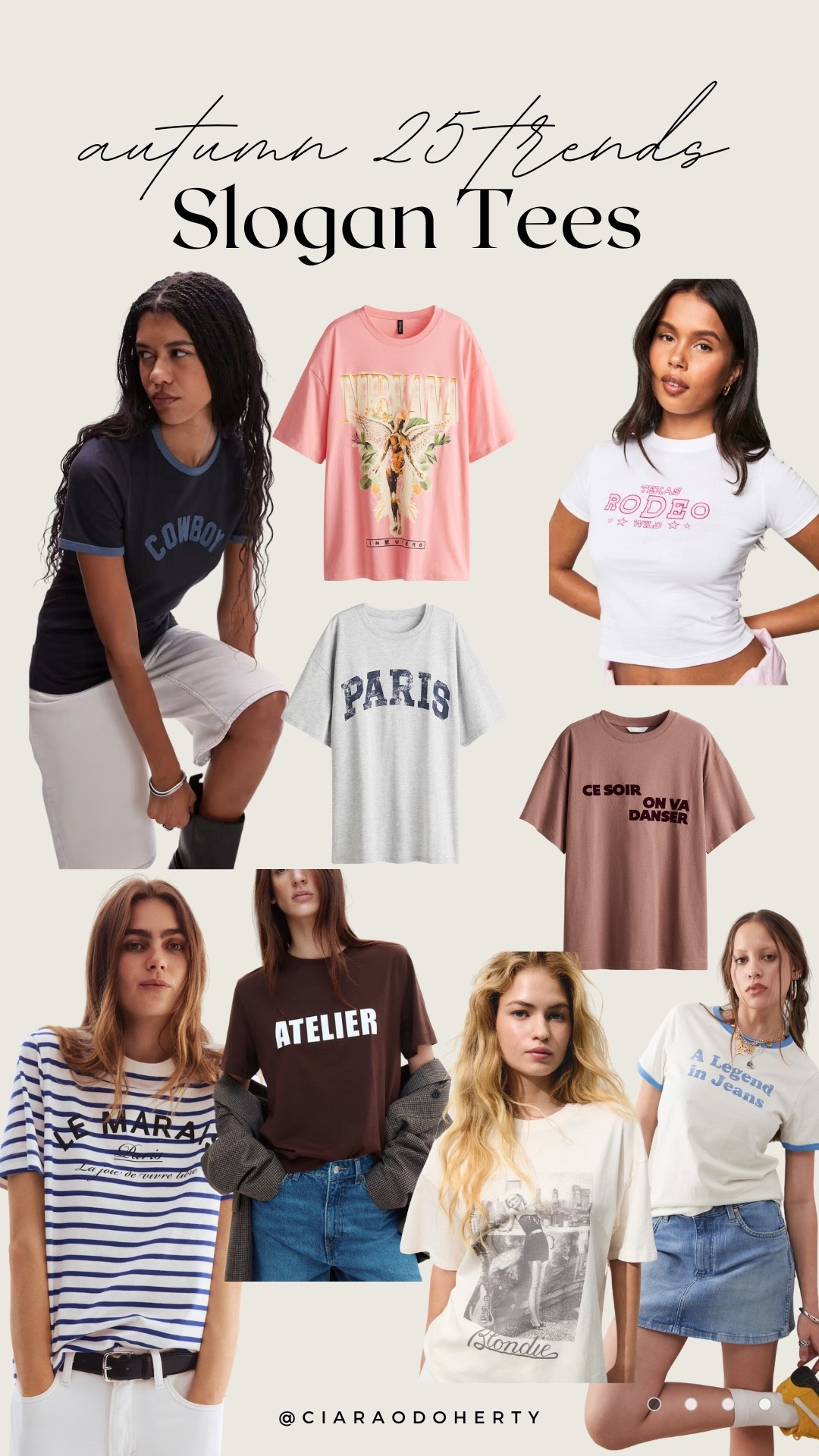 Autumn 25 Trends: Slogan T-shirts 
Band Tees, slogan tees, 

#LTKireland #LTKeurope #LTKautumn