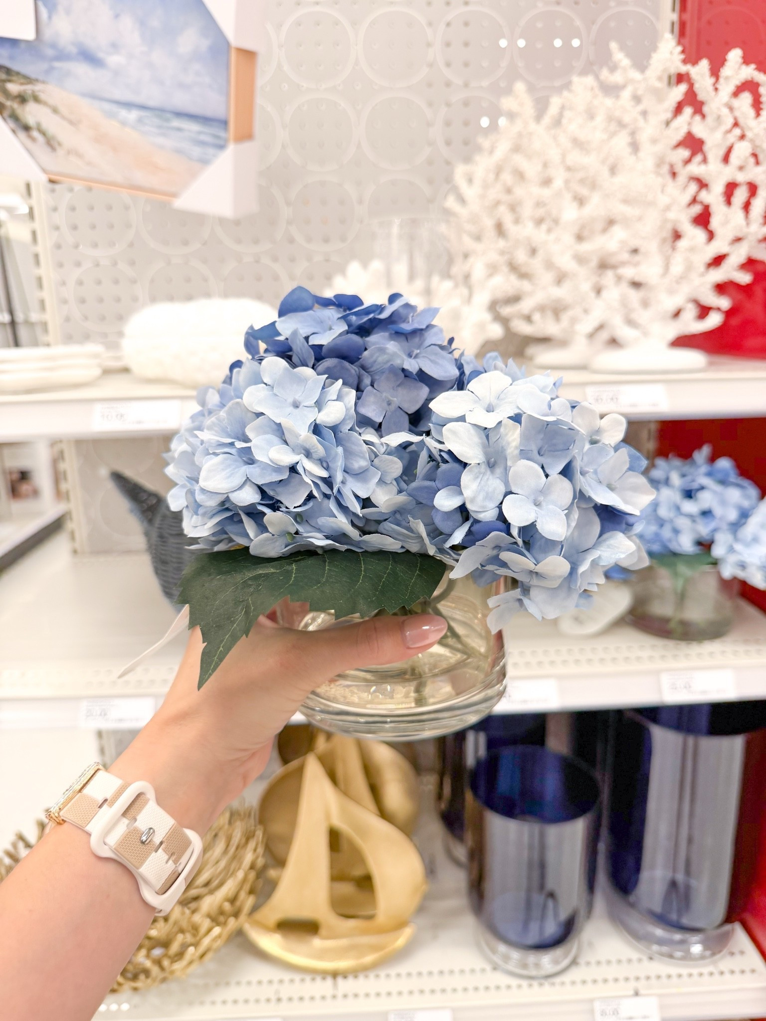 These faux hydrangeas are the perfect floral arrangement in your home! The perfect way to add a pop for color this summer!

#LTKHome #LTKSeasonal