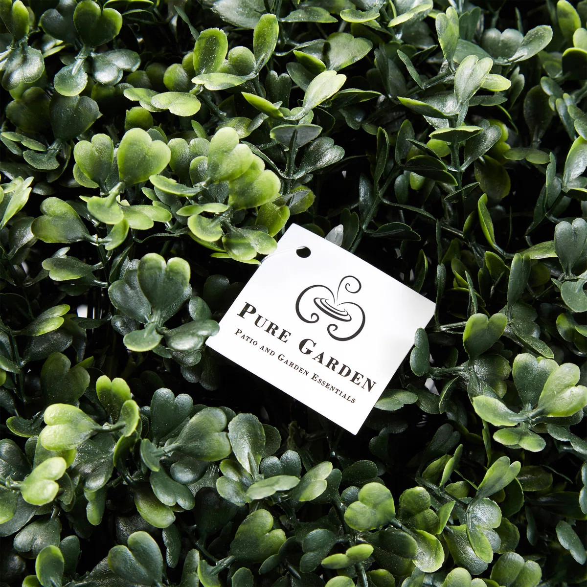 Pure Garden Set of 2 Artificial Boxwood Plants - 21-Inch Topiary Ball Faux Plants - Indoor or Out... | Wayfair North America