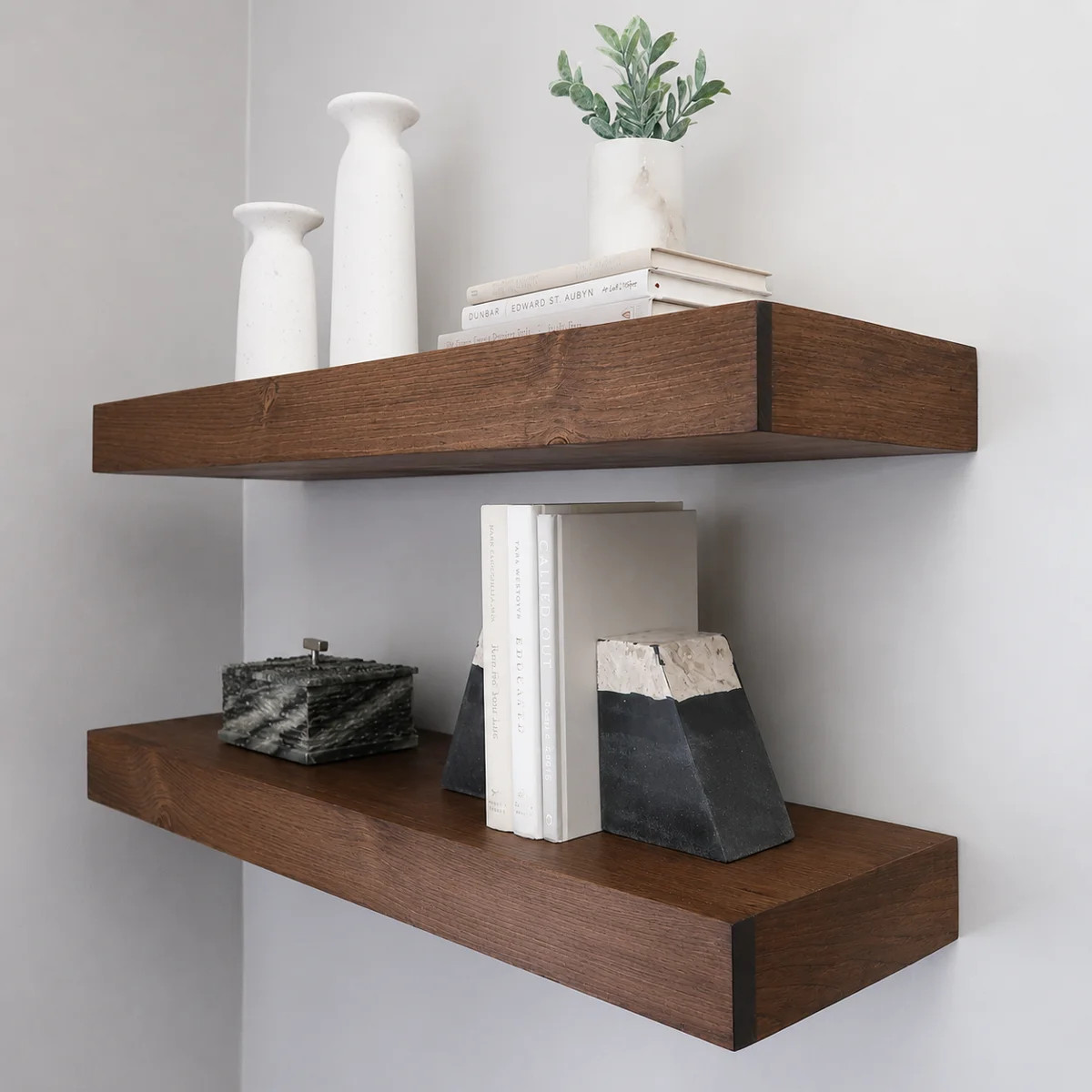 Arzhin Pippi Modern Floating Shelves 3 Inches Thick (Set of 2) | Wayfair North America