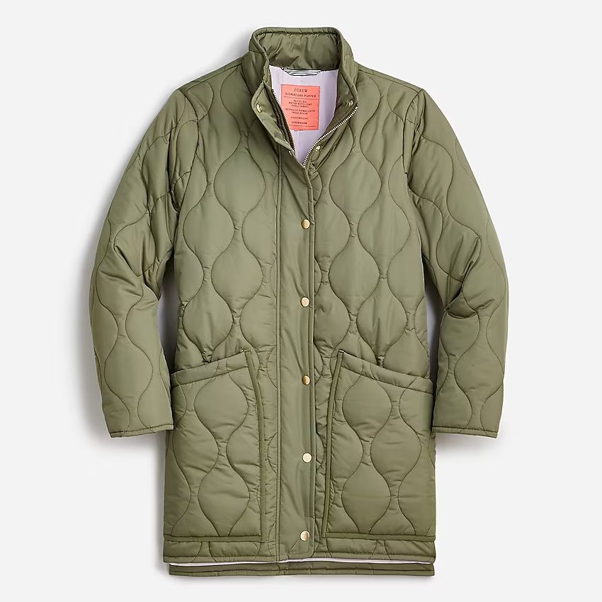 New quilted cocoon puffer coat | J.Crew US